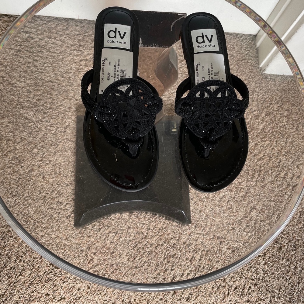 DV by Dolce Vita Gotie Rhinestone Sandal, slip on